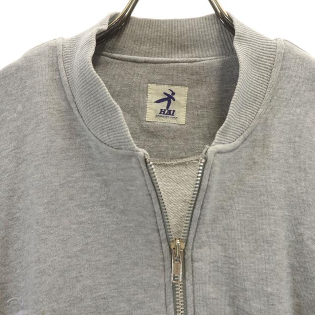 HAI SPORTING GEAR ハイスポーティングギア 90s オールド 長袖 スウェット ジップジャケット M グレー イッセイミヤケ メンズ_3