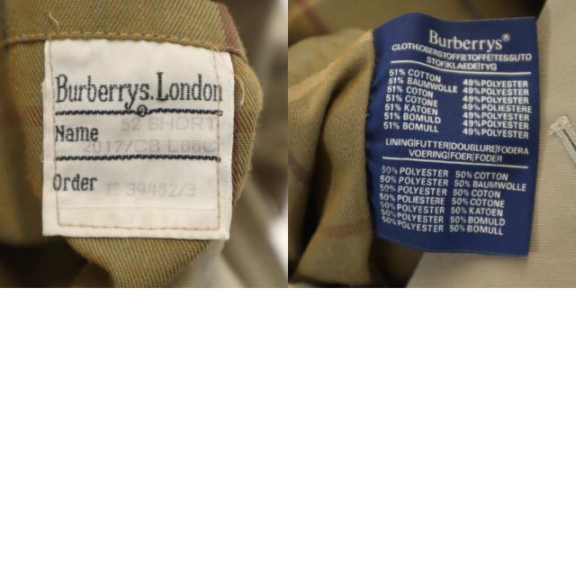 Burberrys バーバリーズ 90s 英国製 オールド トレンチコート 52 ベージュ メンズ_9
