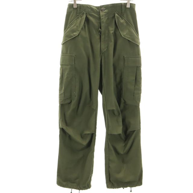 US ARMY アメリカ軍 70s ヴィンテージ M65 DLA カーゴパンツ XS カーキ ミリタリー メンズ