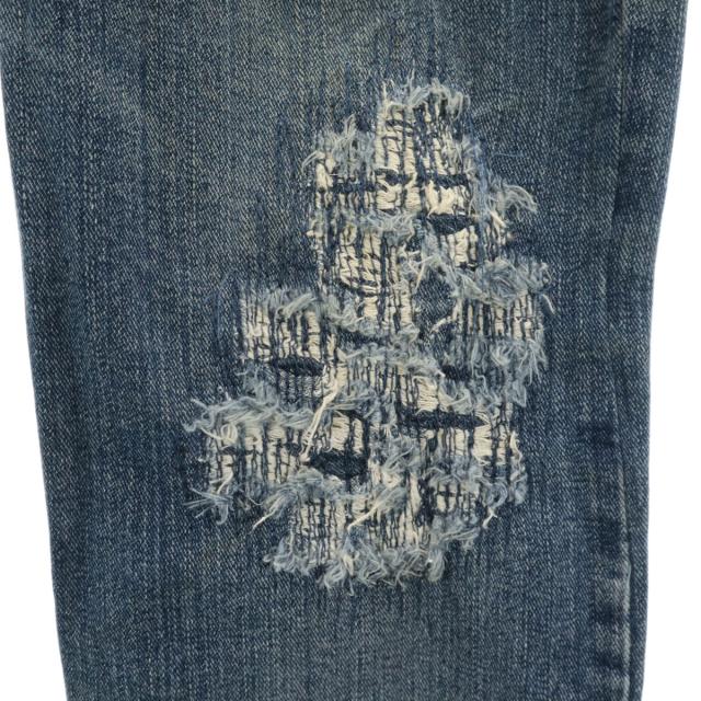 DOLCE&GABBANA ドルチェアンドガッバーナ イタリア製 ヴィンテージ加工 デニムパンツ 46 ウォッシュブルー ジーンズ メンズ_7