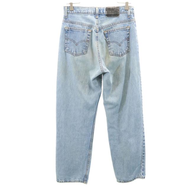 Levi’s リーバイス 90s シルバータブ USA製 オールド ルーズ デニムパンツ S ブルー ジーンズ キッズ_1