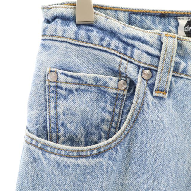 Levi’s リーバイス 90s シルバータブ USA製 オールド ルーズ デニムパンツ S ブルー ジーンズ キッズ_3