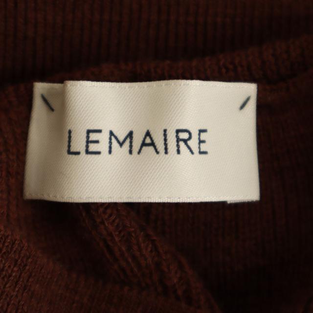 LEMAIRE ルメール イタリア製 ニット ロングスカート S ブラウン レディース_5