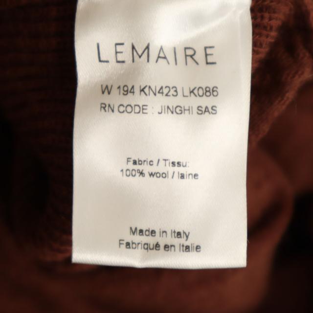 LEMAIRE ルメール イタリア製 ニット ロングスカート S ブラウン レディース_7