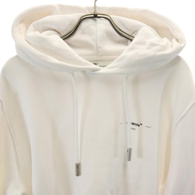 OFF-WHITE 象牙色 ポルトガル共和国製 長袖 か細い スウェットパーカー S 白いこと メンズ