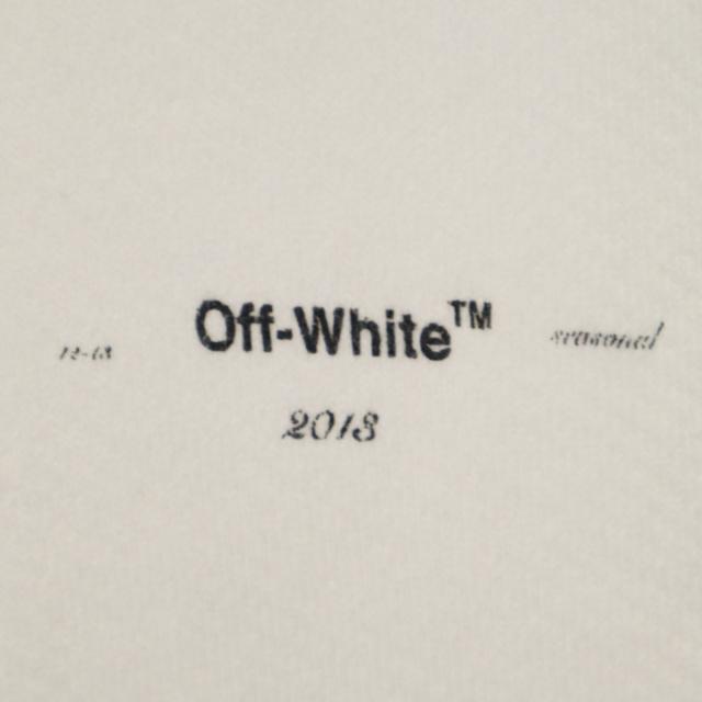 OFF-WHITE 象牙色 ポルトガル共和国製 長袖 か細い スウェットパーカー S 白いこと メンズ