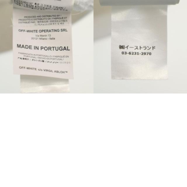 OFF-WHITE 象牙色 ポルトガル共和国製 長袖 か細い スウェットパーカー S 白いこと メンズ