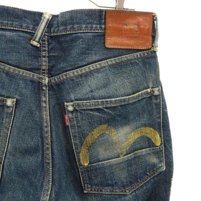 EVISU エヴィス 日本製 No.2 戎 カモメ ペイント デニムパンツ W32