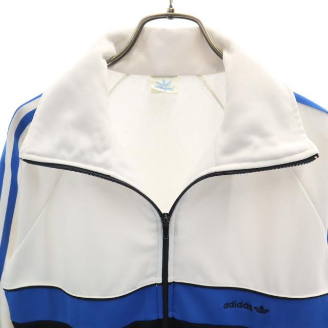 adidas アディダス 80s 台湾製 ヴィンテージ トラックジャケット M ホワイト ジャージ メンズ_6