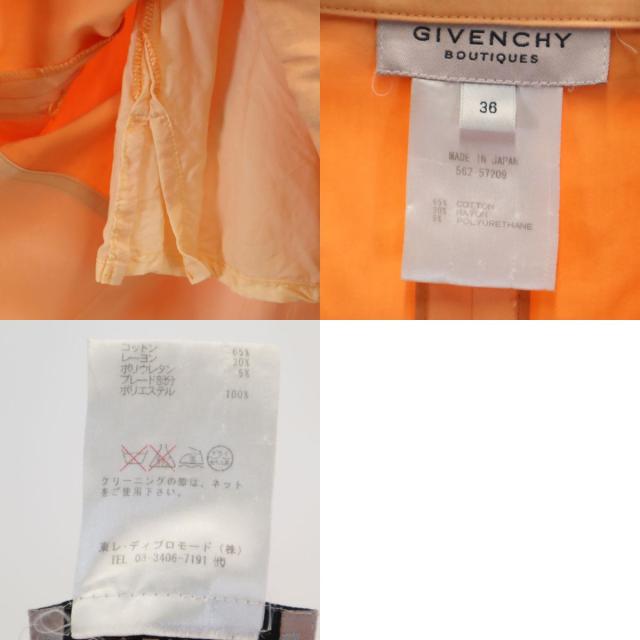 GIVENCHY BOUTIQUES ジバンシィ ブティックス 90s 日本製 オールド カジュアル スカートスーツ 上下セットアップ 36 オレンジ レディース_9