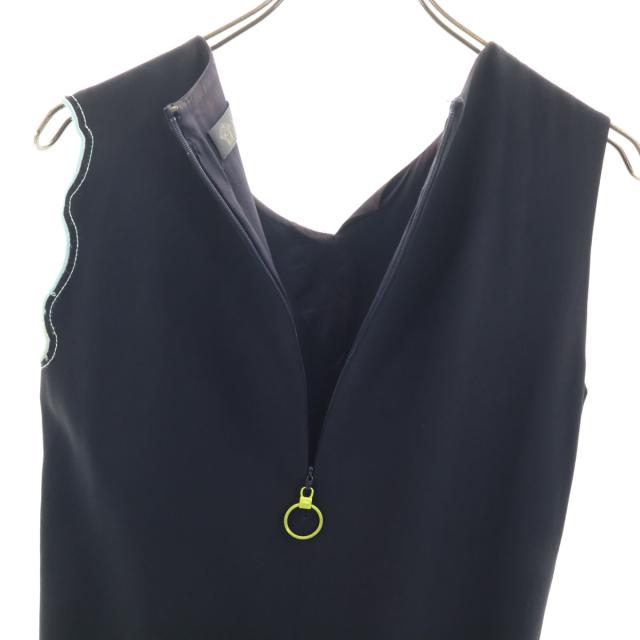 VERSACE ヴェルサーチ イタリア製 ノースリーブ ワンピース 38