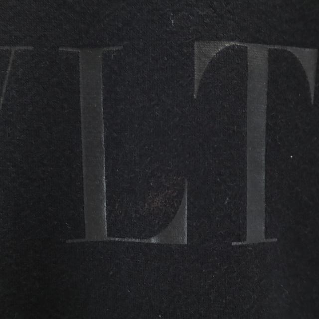 VALENTINO ヴァレンティノ イタリア製 長袖 スウェット トレーナー XL ブラック メンズ_4