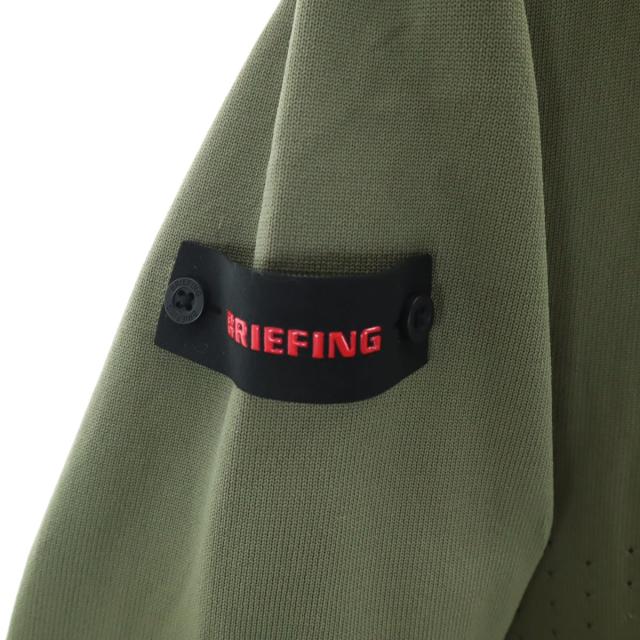 BRIEFING ブリーフィング ゴルフ ジップジャケット S オリーブ メンズ