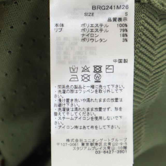 BRIEFING ブリーフィング ゴルフ ジップジャケット S オリーブ メンズ