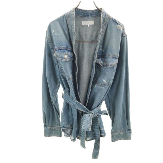 ZARA ザラ デニムジャケット L ブルー系 ジージャン レディースの通販 