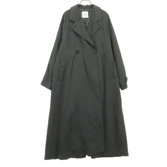 美品 CLANE クラネ 長袖 ロングコート 1 グレー レディース