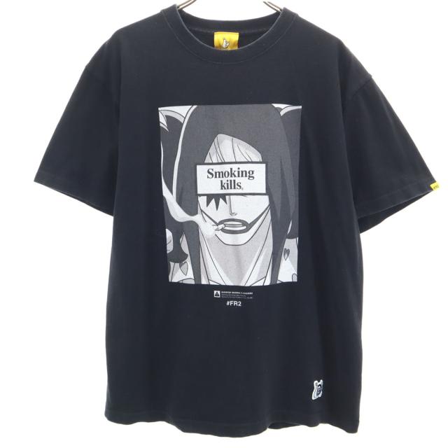 FR2 エフアールツー ONEPIECE ワンピース コラボ ドンキホーテ・ロシナンテ コラソン 半袖 Tシャツ ブラック メンズ 6,732円