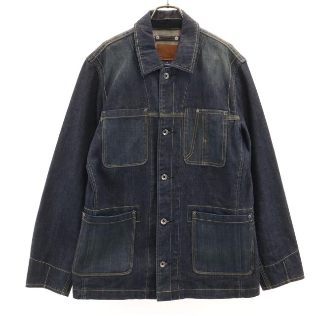 GAP ギャップ デニム カバーオール M インディゴ ワーク メンズの通販