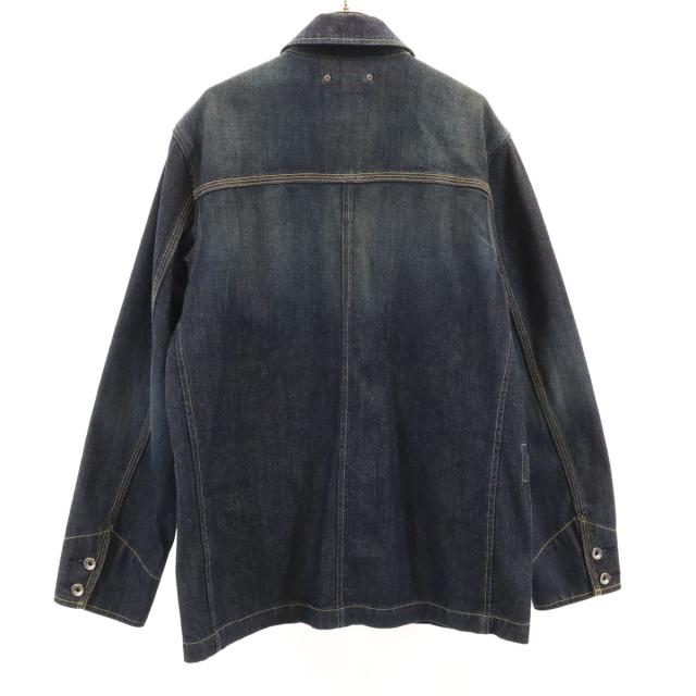 GAP ギャップ デニム カバーオール M インディゴ ワーク メンズの通販