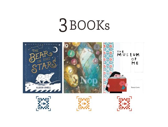 ものがたりレコーズ 3作品セット-レコードなし （英語絵本）【THE BEAR IN THE STARS】【Nop】【THE MUSEUM OF ME】海外絵本3作品の通販は 8,265円