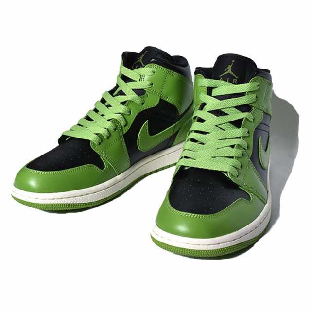 NIKE WMNS AIR JORDAN 1 MID GREEN BLACK ナイキ ウィメンズ エア