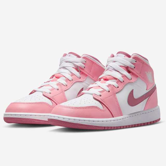 [ナイキ] エア ジョーダン 1 ミッド J AIR JORDAN 1 MID コーラルチョーク/ホワイト/デザートベリー DQ8423-616の通販は