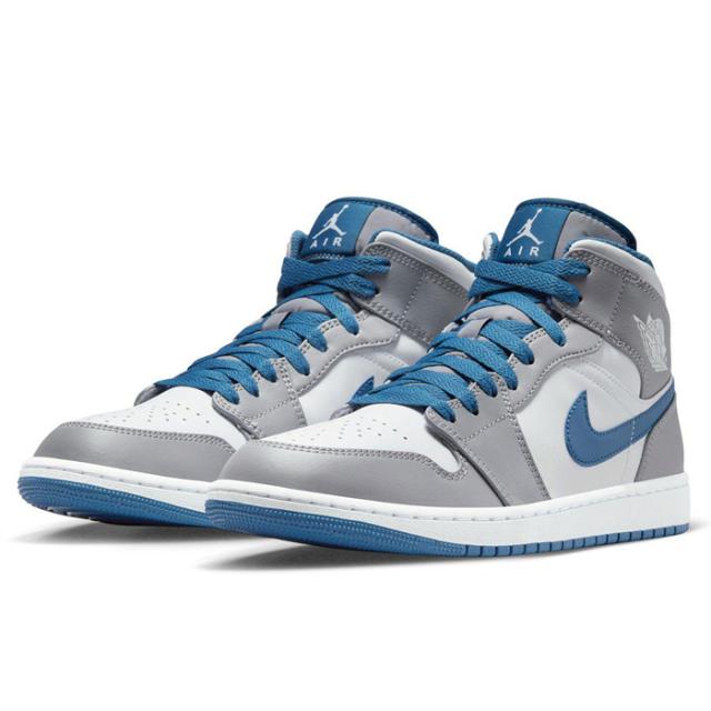 ナイキ エア ジョーダン 1 ミッド NIKE AIR JORDAN 1 MID セメントグレー/ホワイト DQ8426-014の通販は