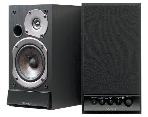ONKYO WAVIO アンプ内蔵スピーカー GX-D90 木目（中古 ブラック_
