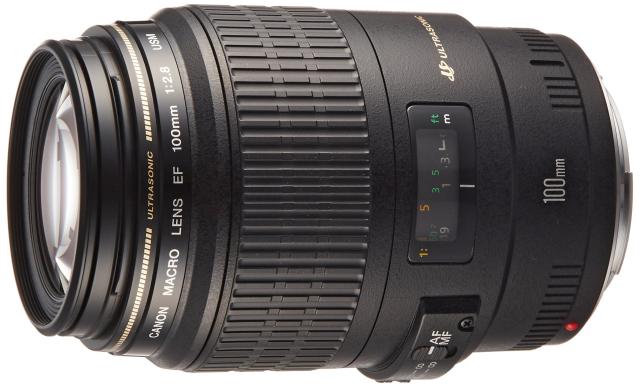 中古】 Canon 単焦点マクロレンズ EF100mm F2.8 マクロ USM フルサイズ対応 