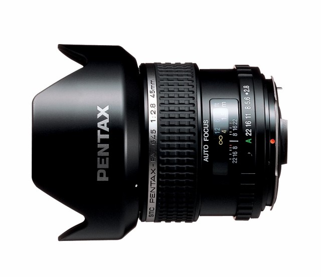 【中古】 PENTAX 広角~標準単焦点レンズ FA645 45mmF2.8 645マウント 645サイズ・645Dサイズ 26335