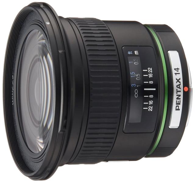 【中古】 単品 PENTAX 超広角単焦点レンズ DA14mmF2.8ED[IF] Kマウント APS-Cサイズ 21510の通販は