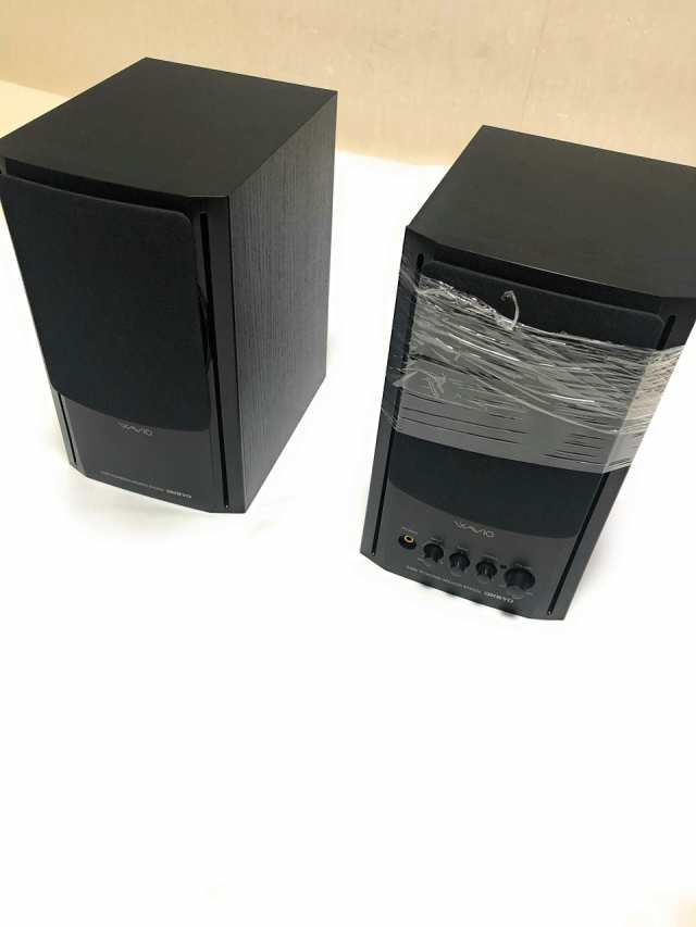 【中古】 ブラック ONKYO WAVIO 77monitorアンプ内蔵スピーカー 15W+15W GX-77M(B) /ブラック