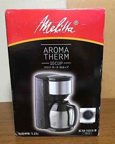 【中古】 Melitta(メリタ) アロマサーモ 10カップ 【3~10杯用・1×4のフィルターペーパーに対応】 JCM-1031