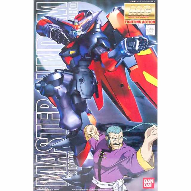 【中古】 MG マスターガンダム(旧パッケージ) MG 機動武闘伝Gガンダム マスターガンダム 1/100スケール 色分け済みプラモデル