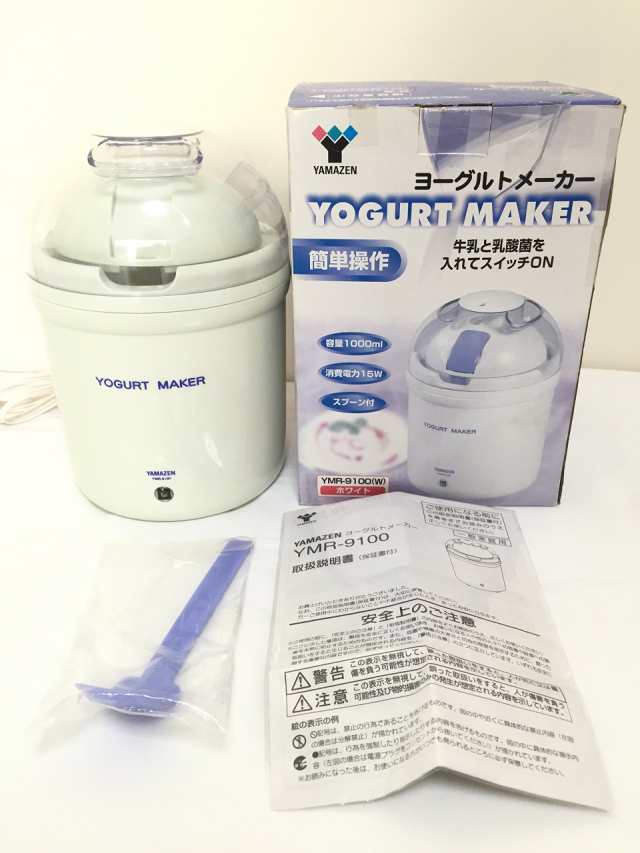 【中古】 山善 ヨーグルトメーカー YMR-9100-W