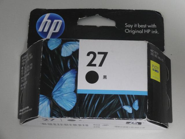 【中古】 HP 27 純正 インクカートリッジ プリントカートリッジ 黒 ブラック【国内正規品】の通販は 7,264円
