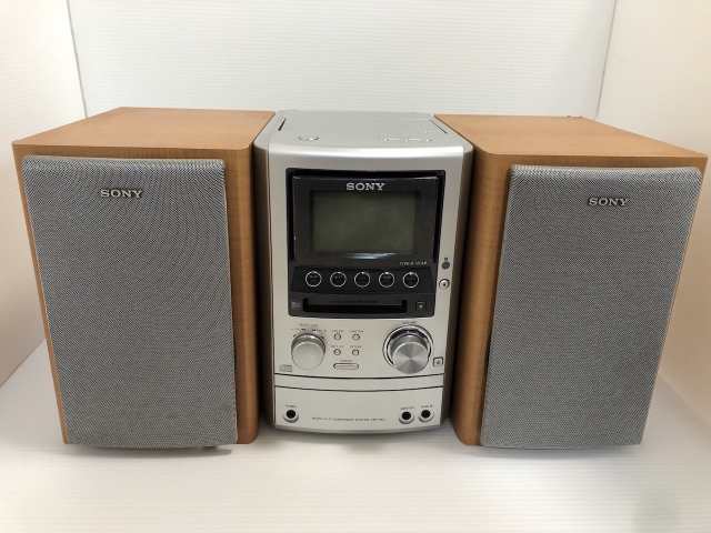 【中古】 シルバー SONY MD搭載オールインワンコンポ CMT-M3 S