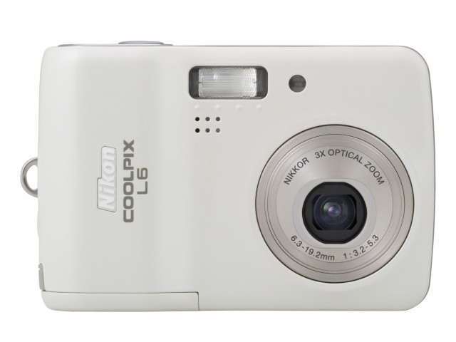 【中古】 ホワイト Nikon デジタルカメラ COOLPIX L6 ホワイト COOLPIXL6W