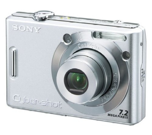 【中古】 シルバー ソニー SONY デジタルカメラ Cybershot シルバー DSC-W35