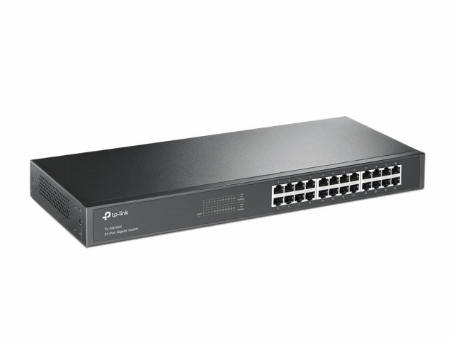 【中古】 24ポート_アンマネージ_単品 TP-Link スイッチングハブ Giga対応 10/100/1000Mbps 24ポート 金属筐体 5年 TL-SG1024