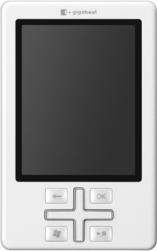 【中古】 ホワイト TOSHIBA gigabeat Tシリーズ フラッシュメモリプレーヤー 4GB MET401S(W)