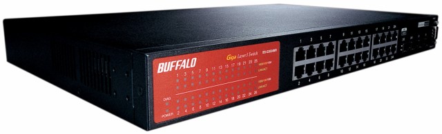 【中古】 BUFFALO レイヤー3インテリジェントGigaスイッチ 24ポートモデル BS-G3024MR