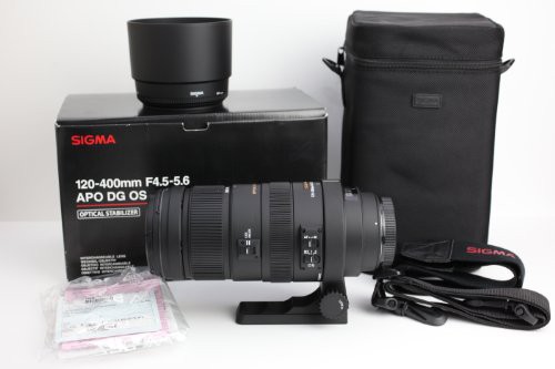 【中古】 SIGMA 望遠ズームレンズ APO 120-400mm F4.5-5.6 DG OS HSM キヤノン用 フルサイズ対応