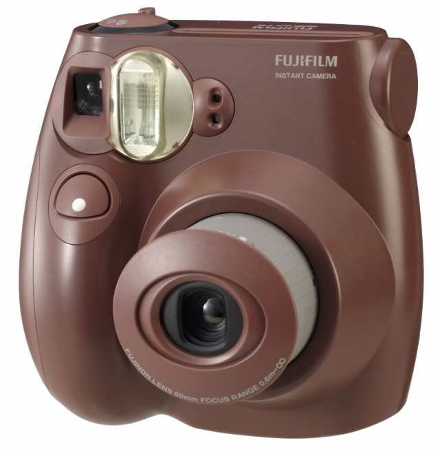 【中古】 チョコ FUJIFILM instax mini7S チェキ チョコ INIS MINI 7S CH