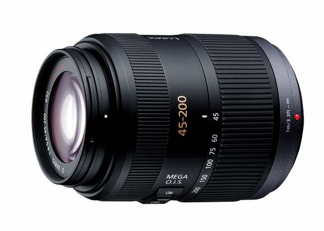 【中古】 パナソニック 望遠ズームレンズ マイクロフォーサーズ用 ルミックス G VARIO 45-200mm/F4.0-5.6/MEGA O.I.S. H-FS045200