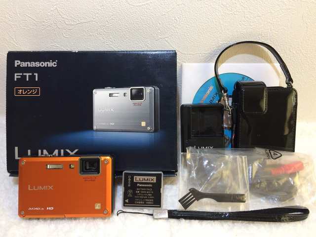 【中古】 サンライズオレンジ パナソニック 防水デジタルカメラ LUMIX (ルミックス) FT1 サンライズオレンジ DMC-FT1-D