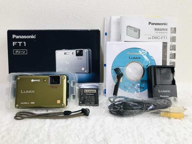 【中古】 フォリッジグリーン パナソニック 防水デジタルカメラ LUMIX (ルミックス) FT1 フォリッジグリーン DMC-FT1-G