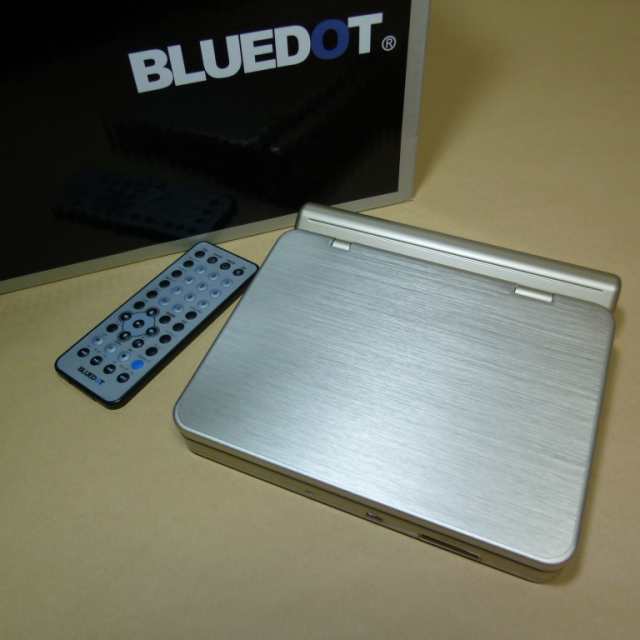 【中古】 シャンパンゴールド BLUEDOT 7型ポータブルDVDプレーヤー CPRM対応スリムモデル BDP-1726N シャンパンゴールド BDP-1726N