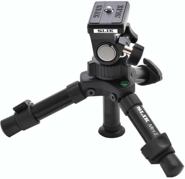 長さ160cm．幅さ80cm。中古品になります。 中古】 SLIK 三脚 ミニ II 2段 卓上三脚 214817