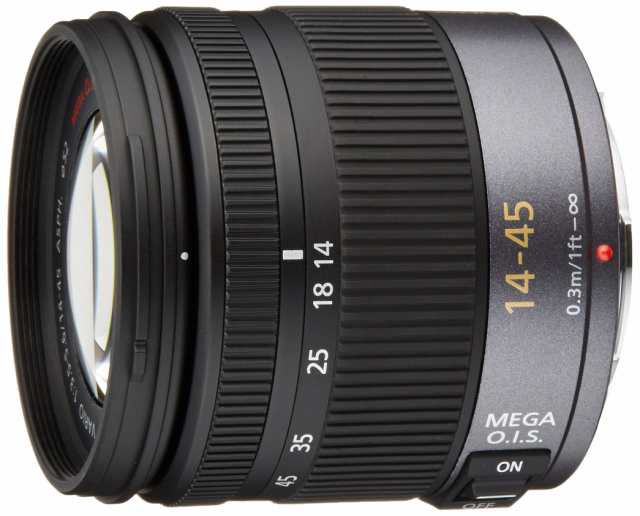 【中古】 パナソニック 標準ズームレンズ マイクロフォーサーズ用 ルミックス G VARIO 14-45mm/F3.5-5.6 ASPH/MEGA O.I.S. H-FS014045